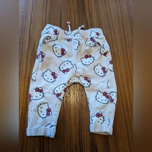 Hello kitty h&m sweat pants 6-9m